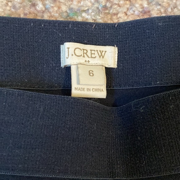 J. Crew Navy Ponte Pant size 6 - Picture 2 of 2